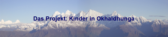 Das Projekt: Kinder in Okhaldhunga